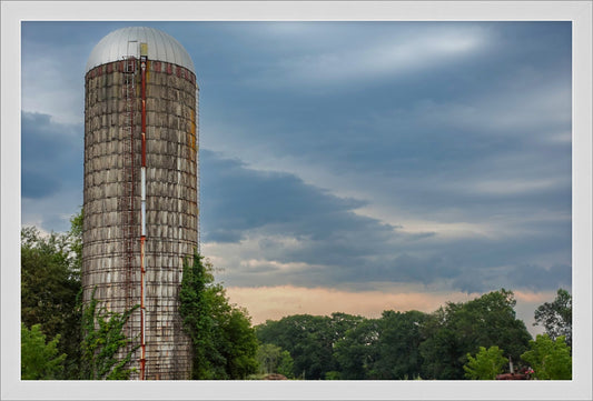 Silo Against The Sky