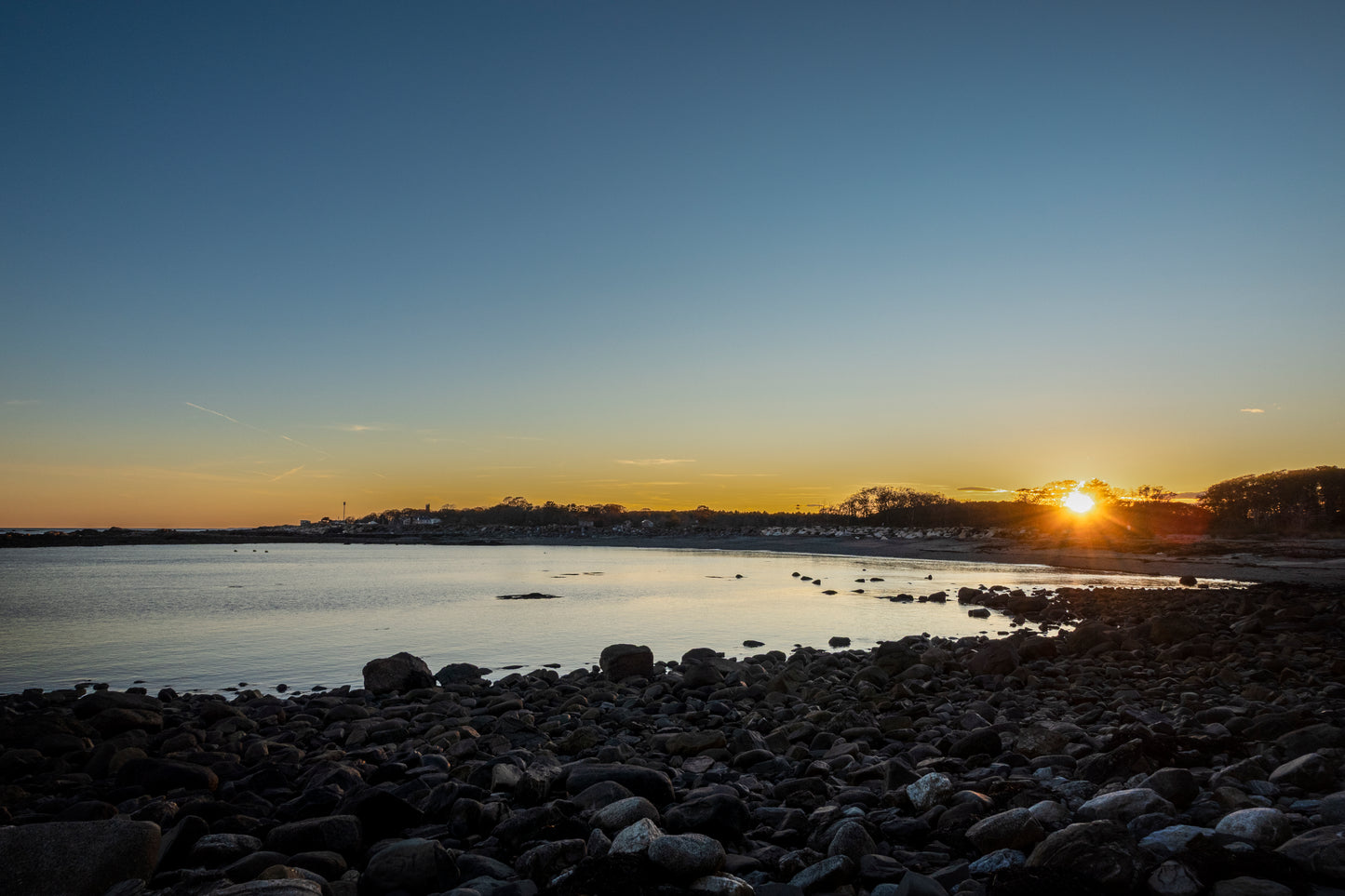 Sunset On The Rocky Coast - Atlantic Beaches of New Hampshire