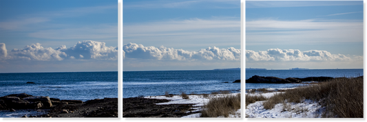 Winter Ocean Triptych – Metal Wall Art