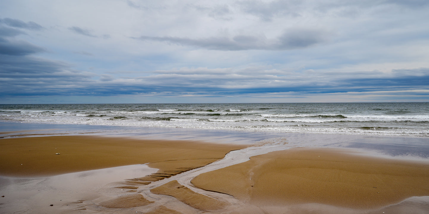 Coastal metal wall art triptych inspired by Plum Island