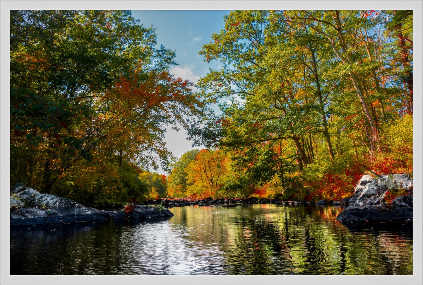 Autumn in New England No.3 - The Lamprey River