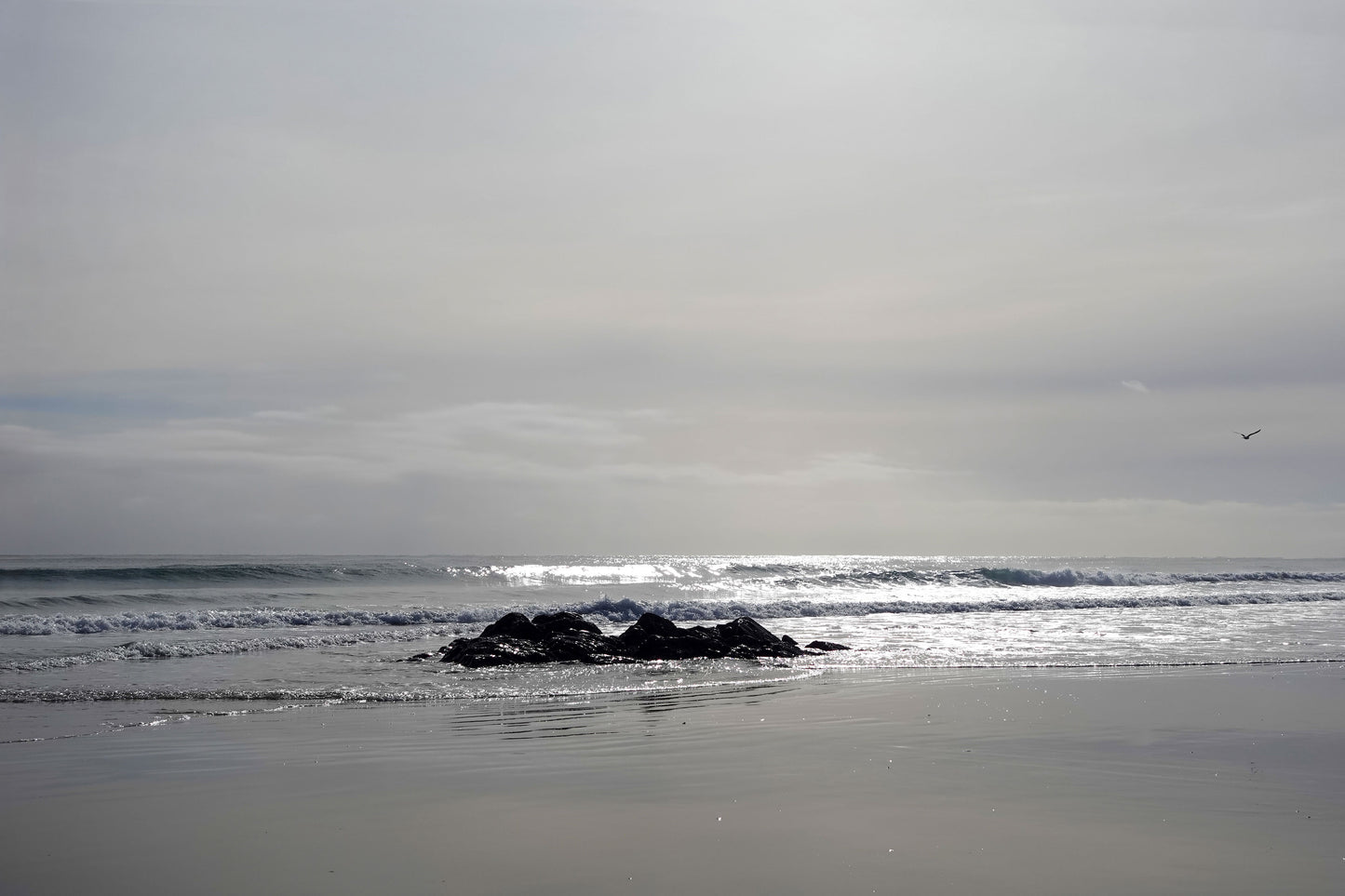 Ocean Beach Coastal Scene - Atlantic Coast of New Hampshire