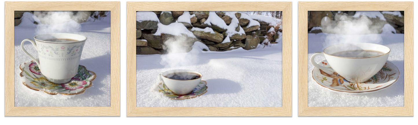 Tea For Three - Set of 3 Framed