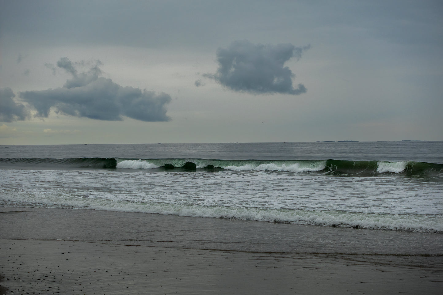 Ocean & Cotton Clouds - Atlantic Coast of New Hampshire