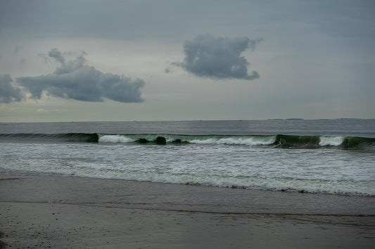 Ocean & Cotton Clouds - Atlantic Coast of New Hampshire