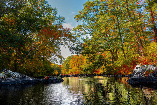 Autumn in New England No.3 - The Lamprey River