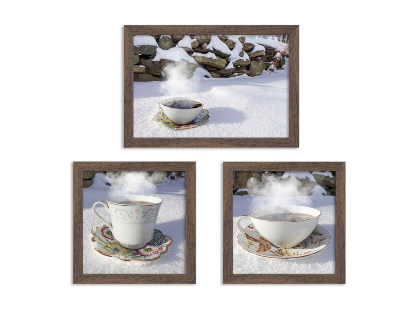Tea For Three - Set of 3 Framed