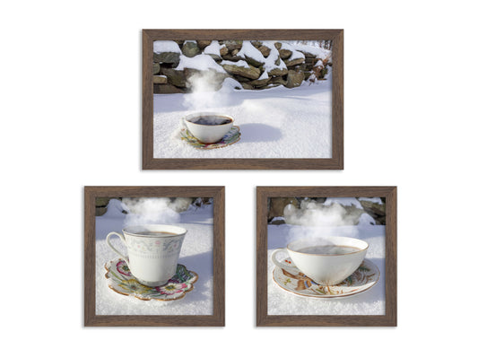 Tea For Three - Set of 3 Framed