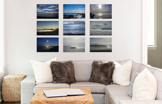 ENTIRE COLLECTION of 12 Dramatic Oceans 8x12 Mix & Match Gallery Tiles
